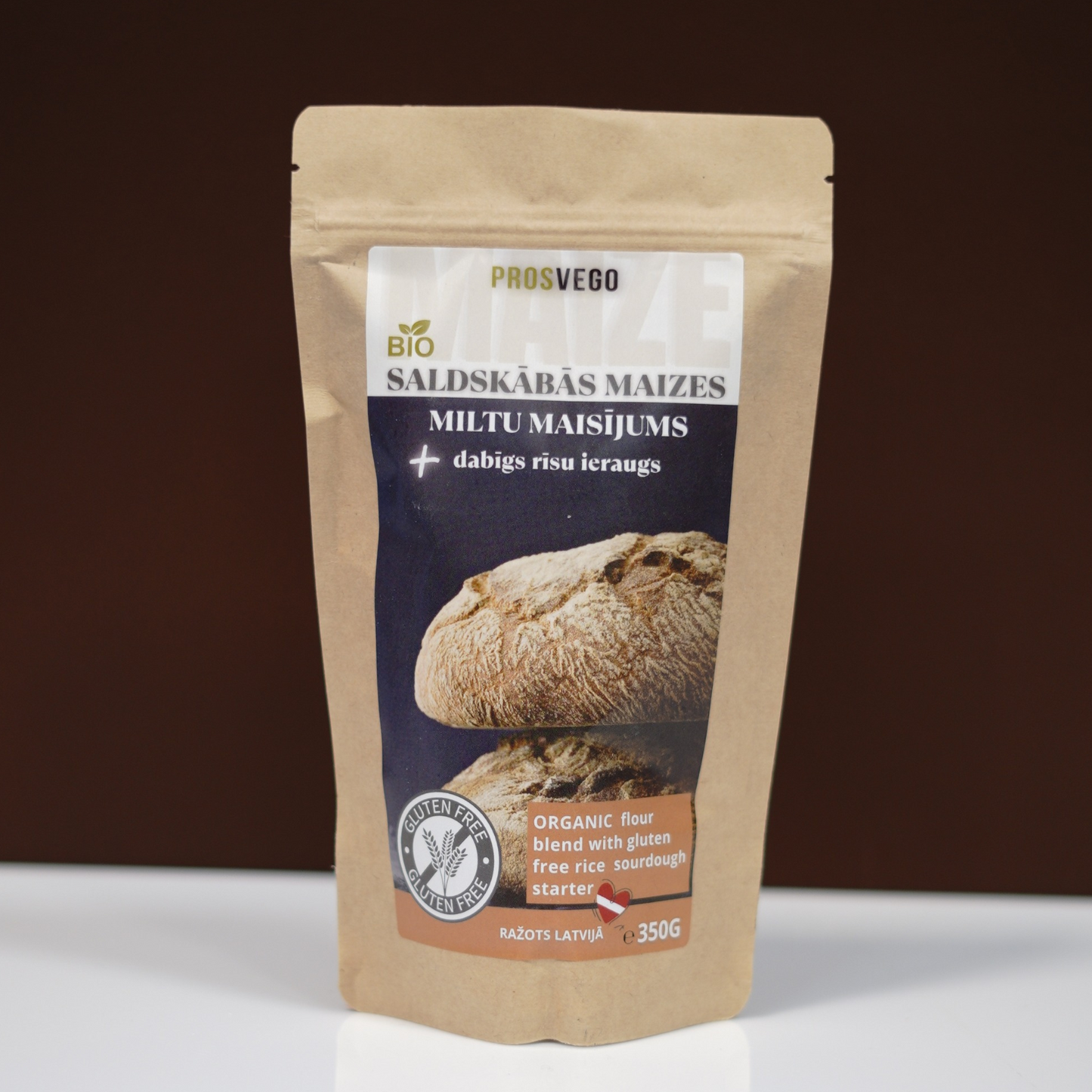 BIO Saldskābās maizes miltu maisījums ar ieraugu (350g)