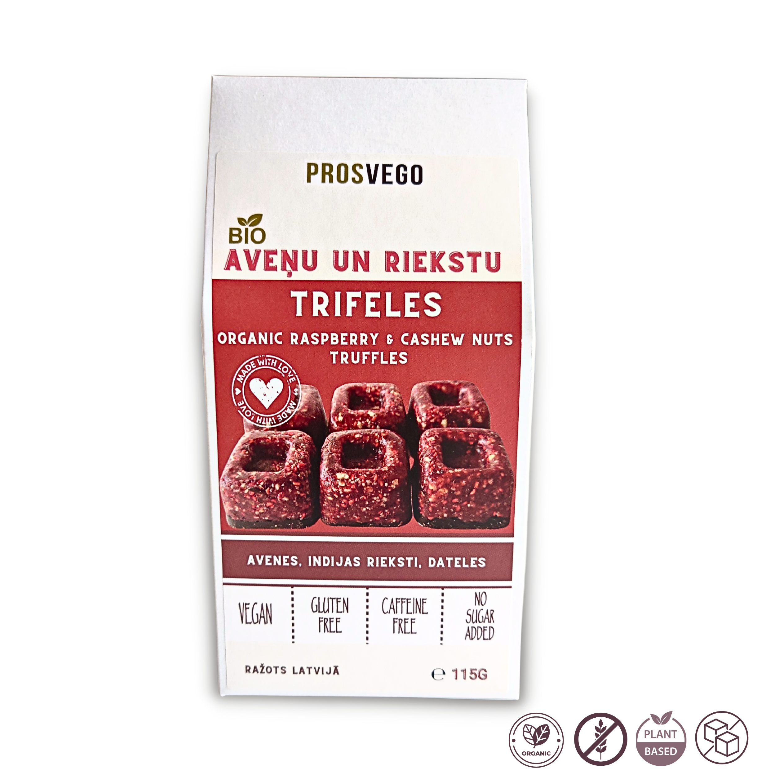 BIO Aveņu un riekstu trifeles (115g)