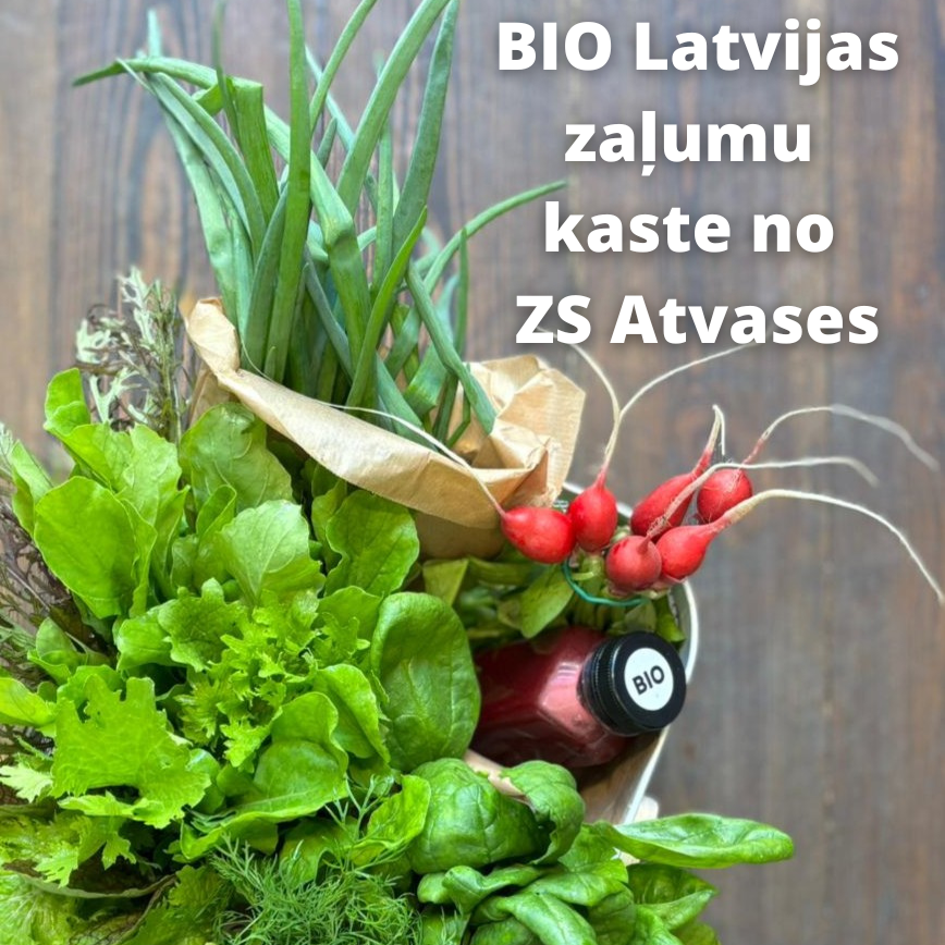 BIO Latvijas Zaļumu kastes no ZS Atvases