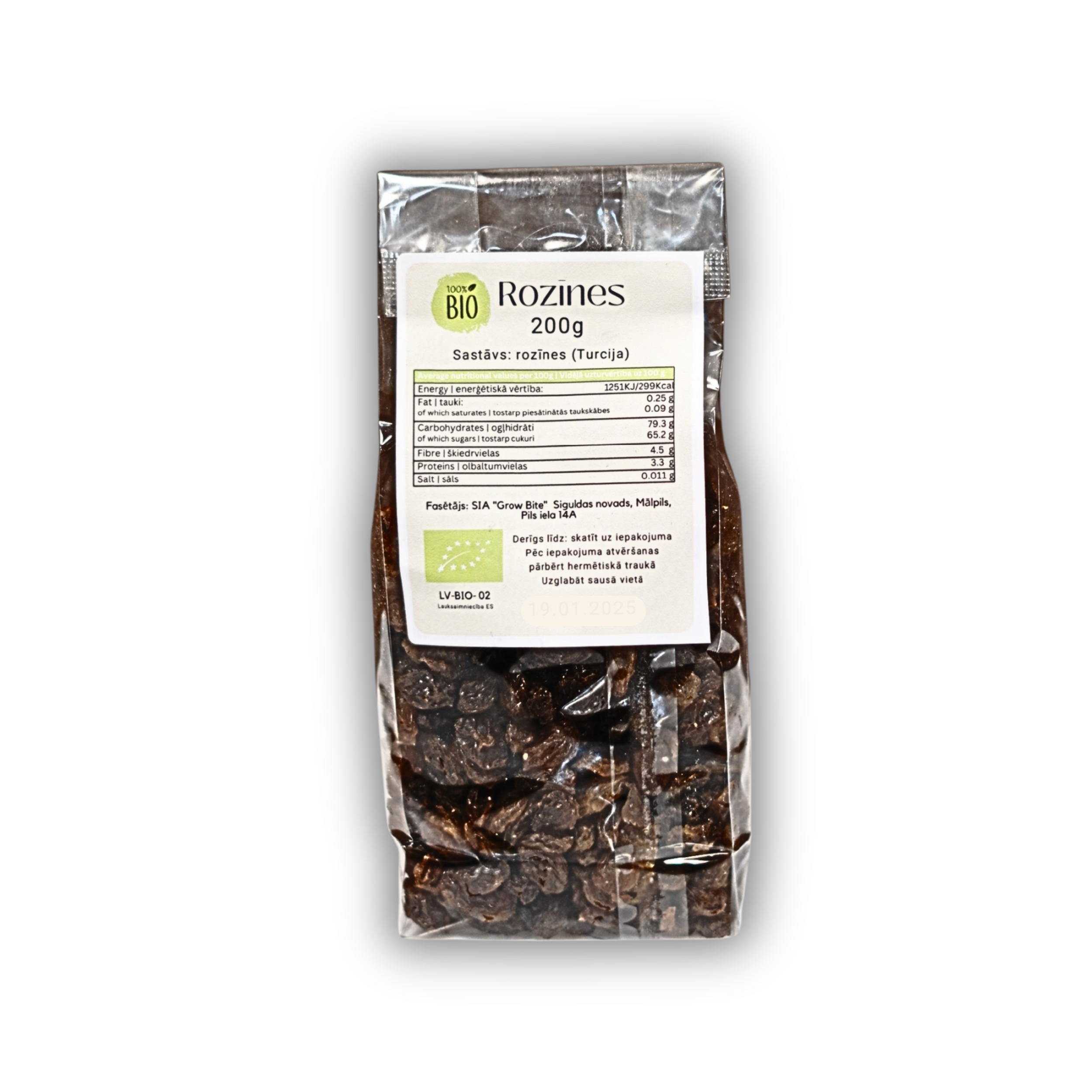 BIO Rozīnes (200g)