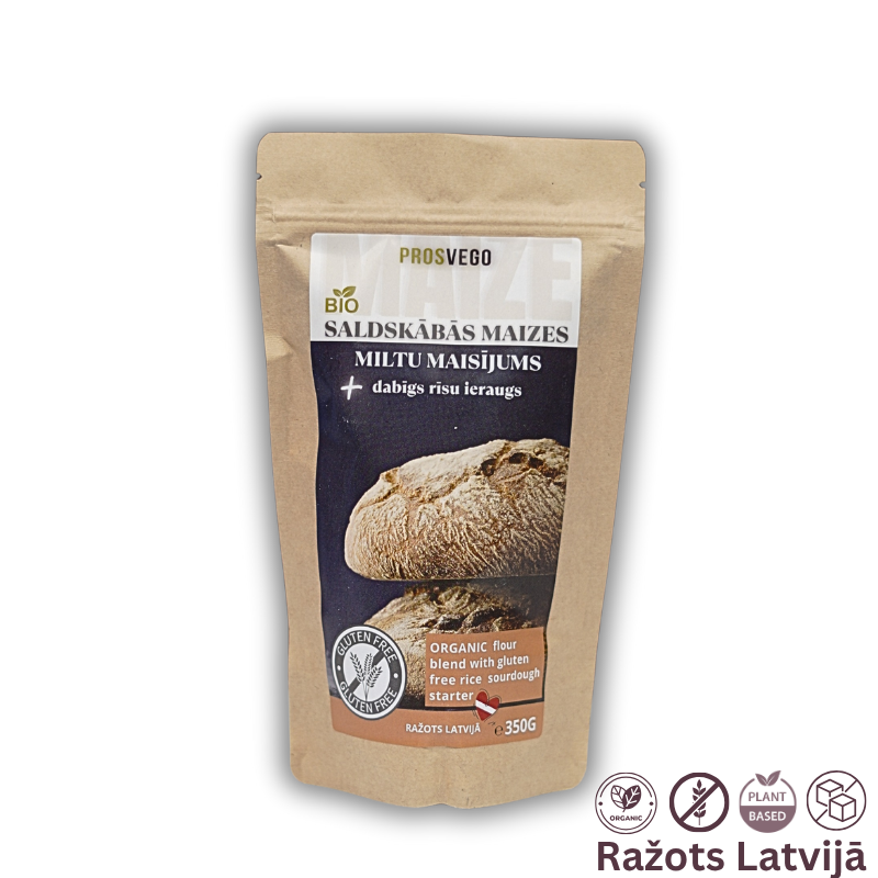 BIO Saldskābās maizes miltu maisījums ar ieraugu (350g)